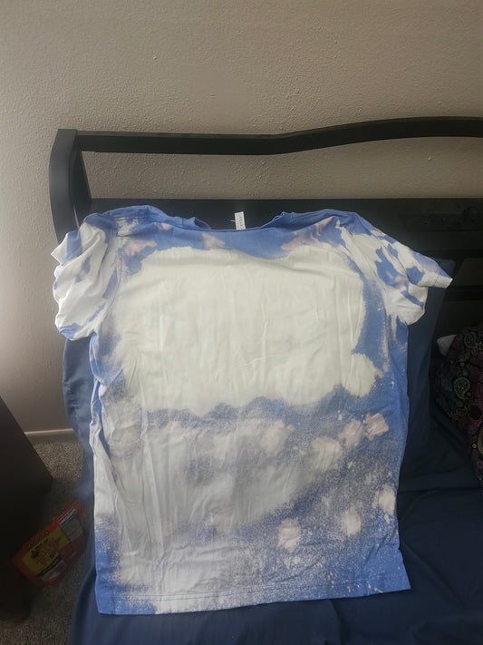Bleached Baseball Mom Shirt - LARGE